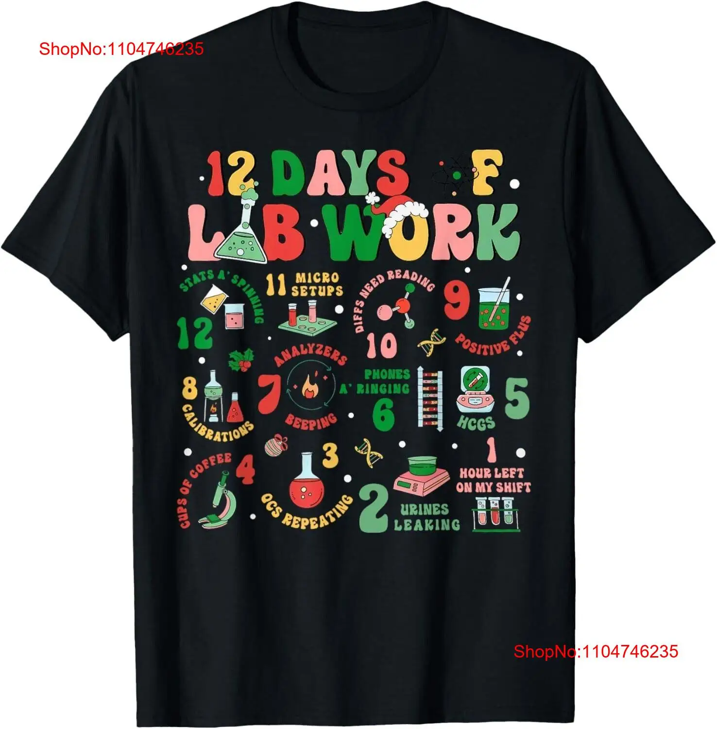 Medical Lab Day - 12 Days Of Lab Work Christmas