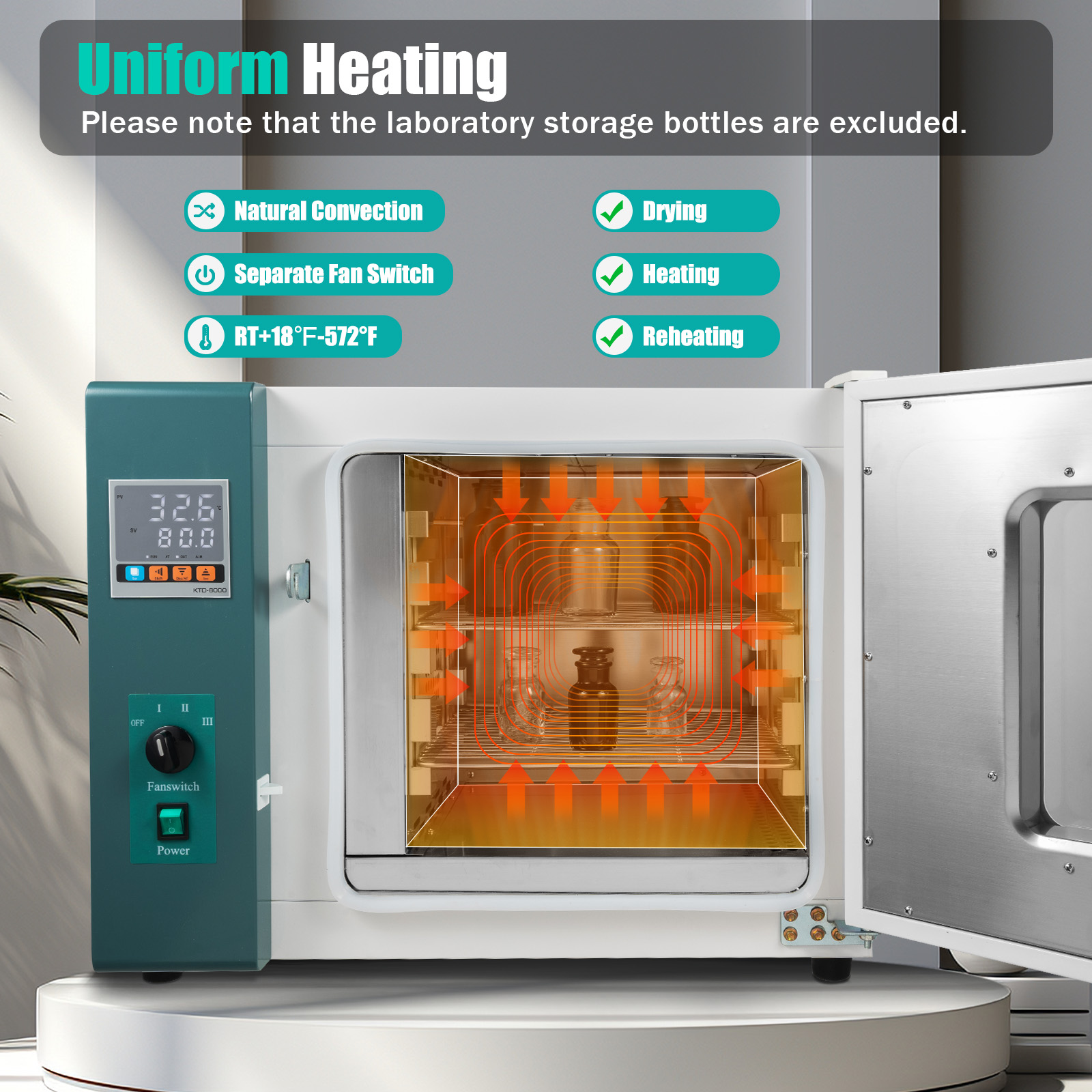 45L Convection Drying Oven 101 - Medical Labs recensione e prezzo