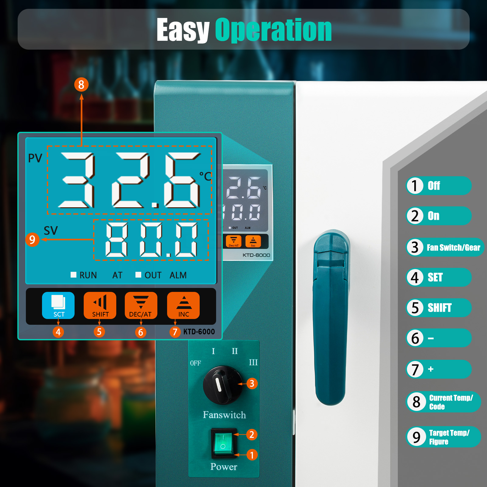 45L Convection Drying Oven 101 - Medical Labs recensione e prezzo