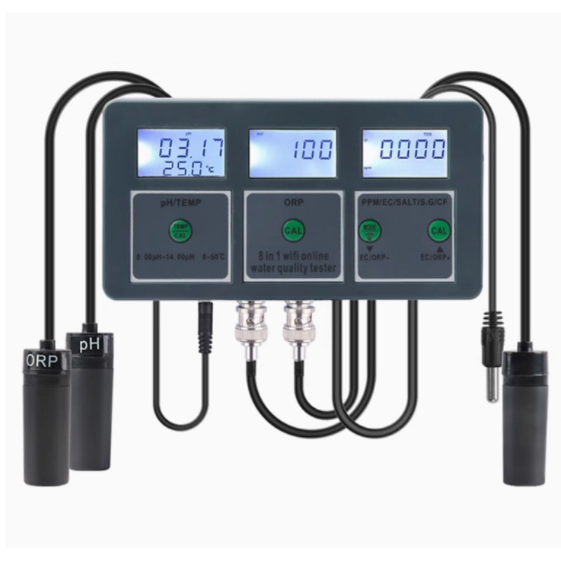 Wifi 8 IN 1 Salinity Ph Meter  - Ph Meter recensione e prezzo