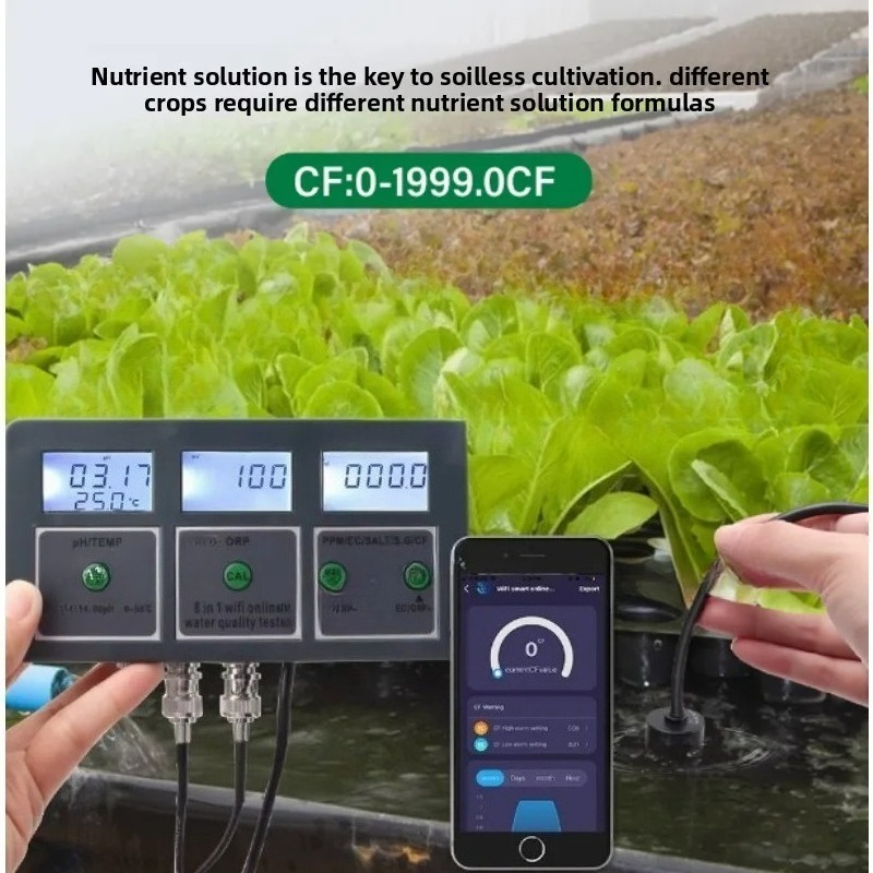 Wifi 8 IN 1 Salinity Ph Meter  - Ph Meter recensione e prezzo