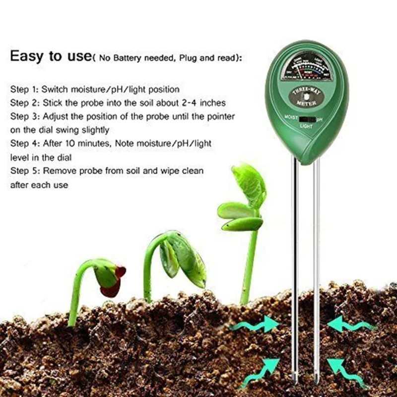 Garden PH Meter Sunlight 3in1  - Ph Meter recensione e prezzo