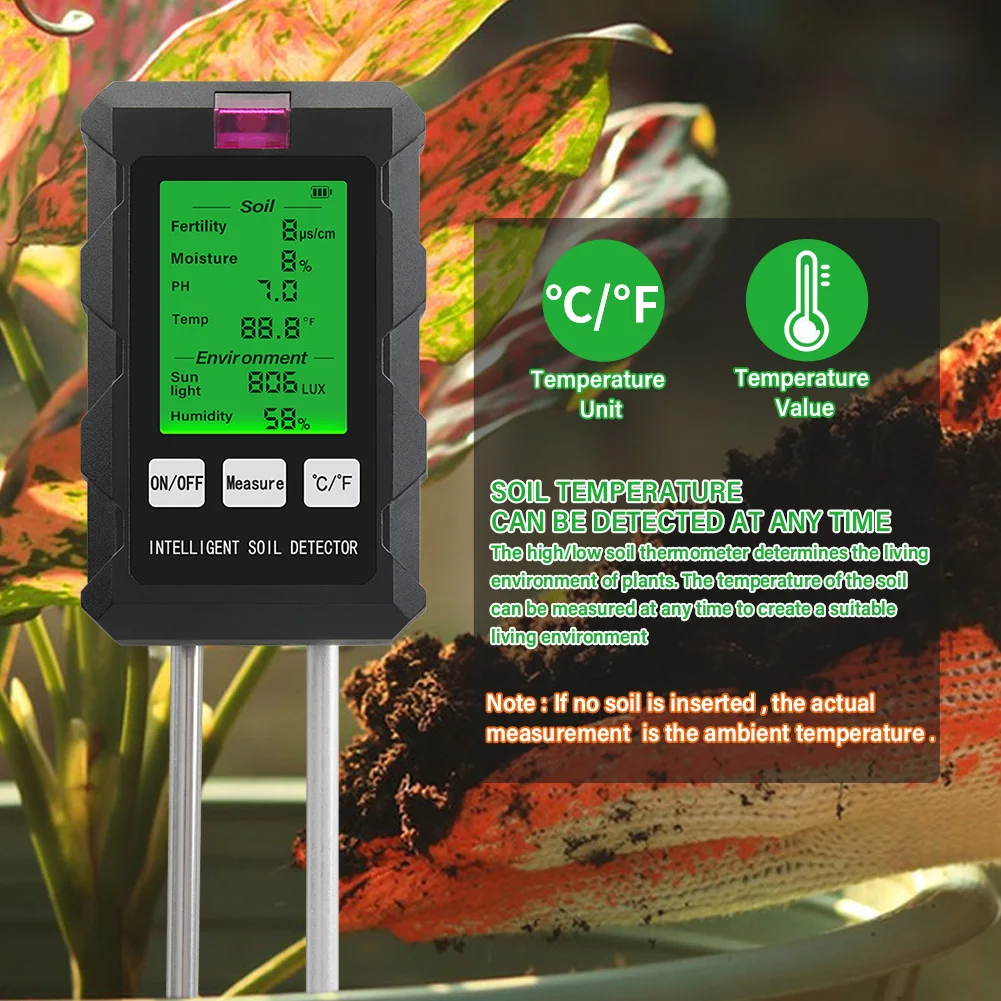 ST03 Six-in-One Soil Tester Mo - Ph Meter recensione e prezzo