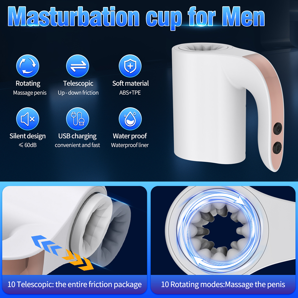 Male Masturbation Cup Automati - Suction Machine Medical recensione e prezzo