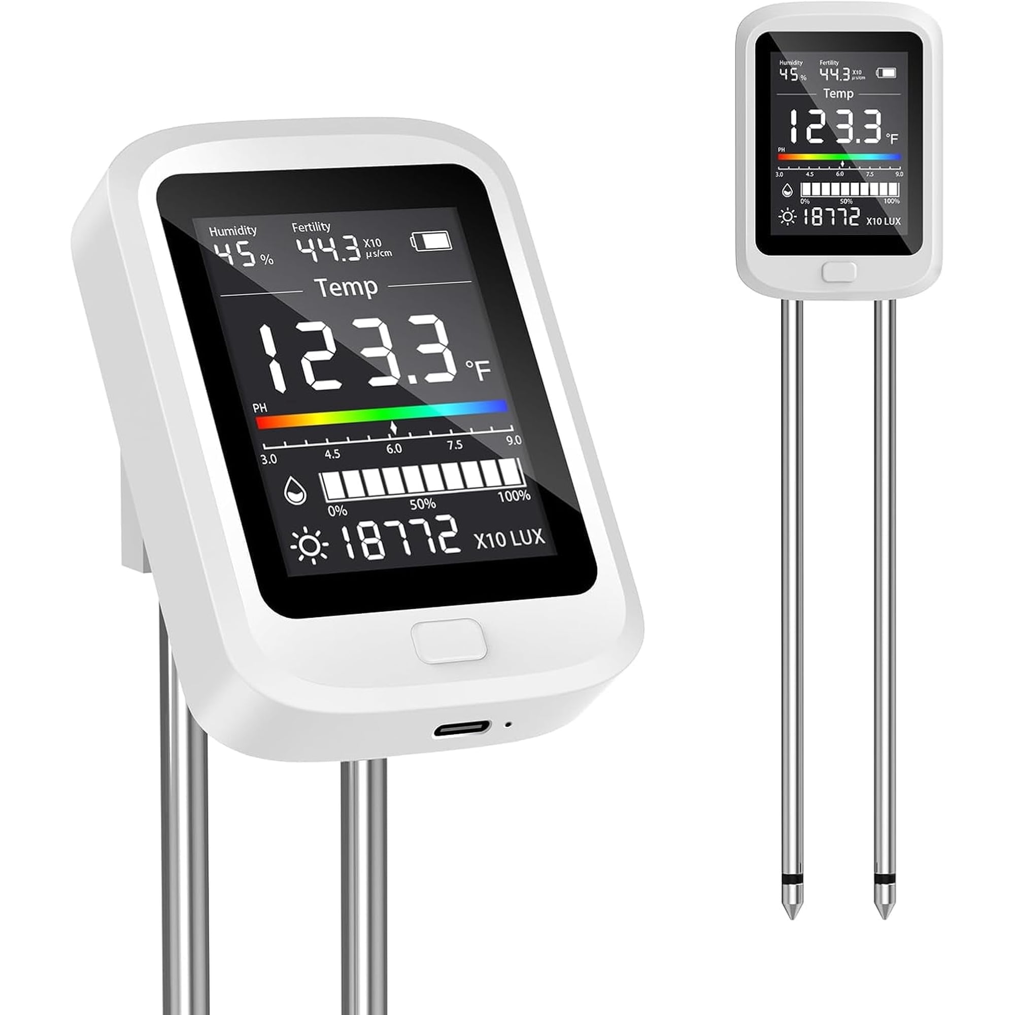 6-in-1 Soil PH Tester Double N - Ph Meter recensione e prezzo
