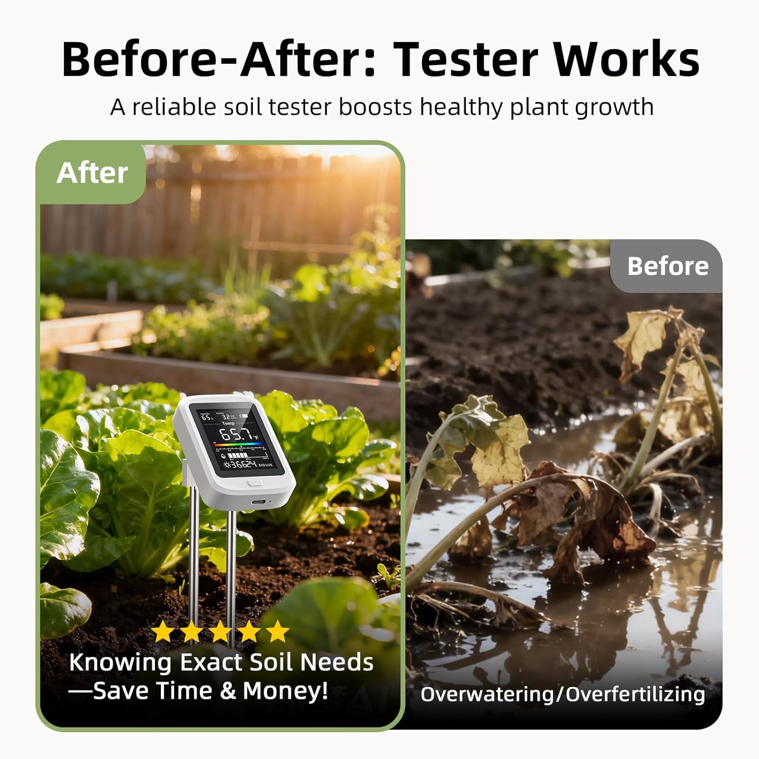 6-in-1 Soil PH Tester Double N - Ph Meter recensione e prezzo