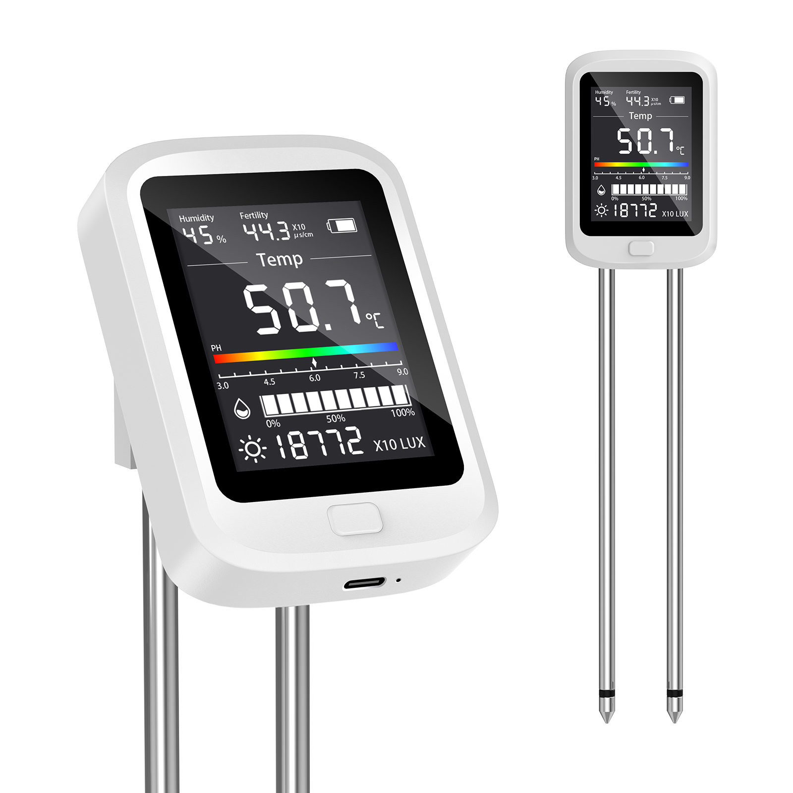 6-in-1 Soil Moisture Meter, Hy - Ph Meter recensione e prezzo