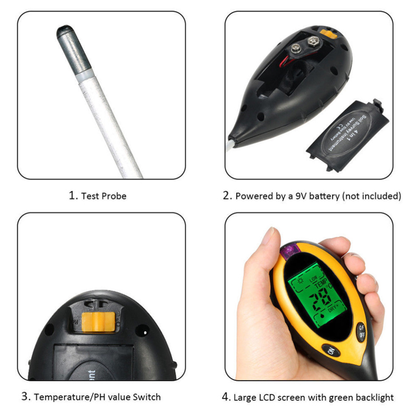 NEW 2026 LCD Soil PH Meter Tes - Ph Meter recensione e prezzo