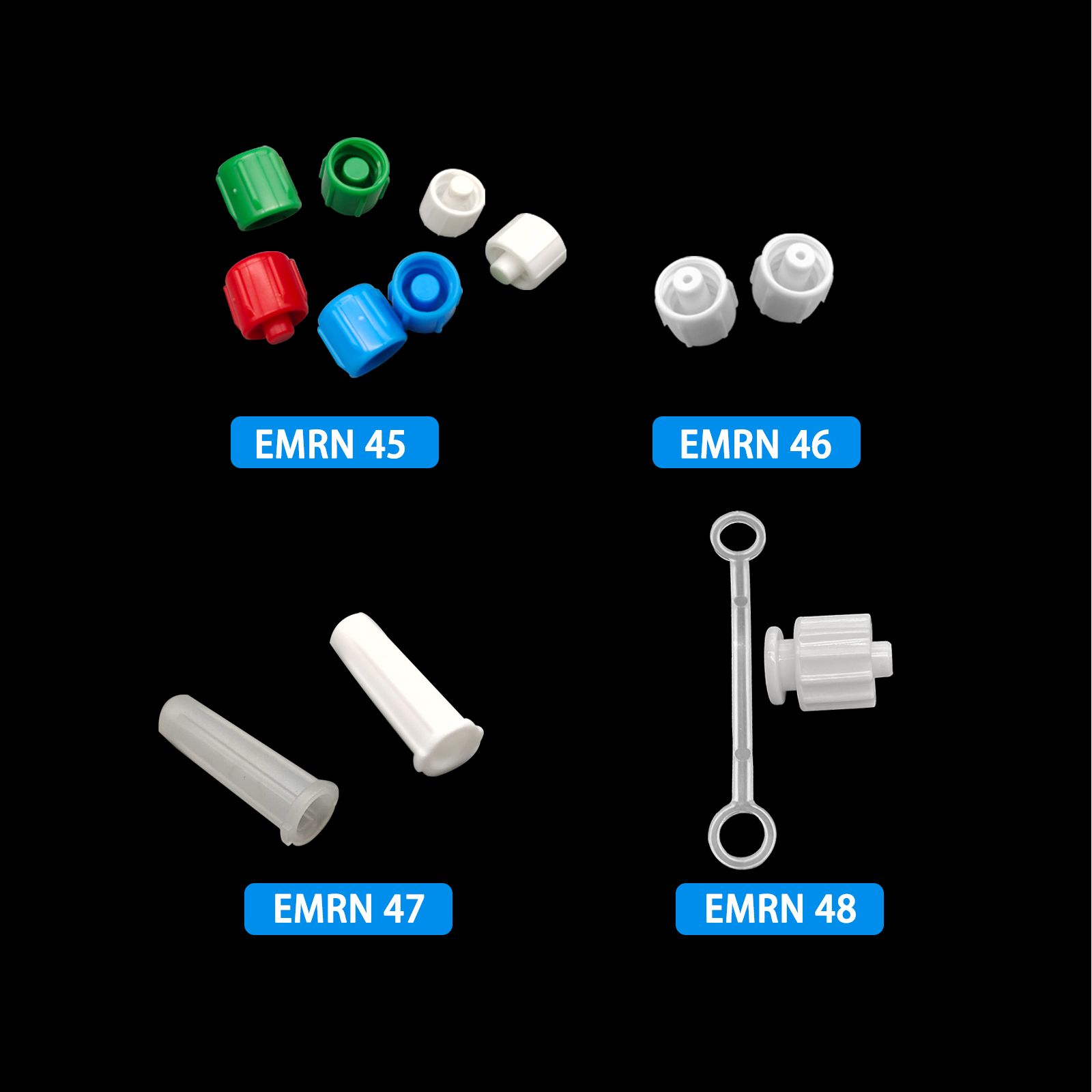 500pcs Male Luer Caps Hole for - Medical Labs recensione e prezzo